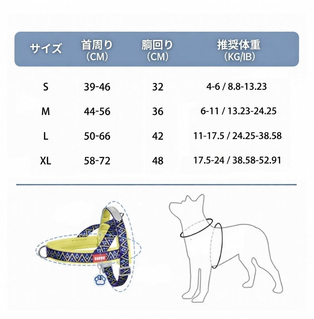 ZenPaw™ スタイリッシュ・コンフォートハーネス