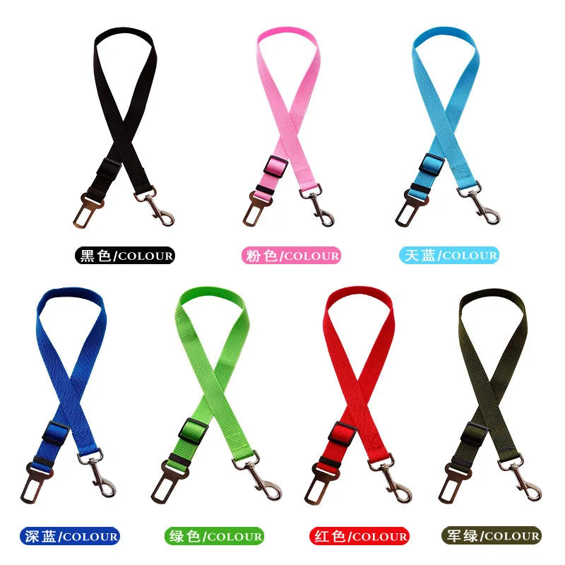 ZenPaw™ プレミアム犬用シートベルト - 安全・快適なドライブ用