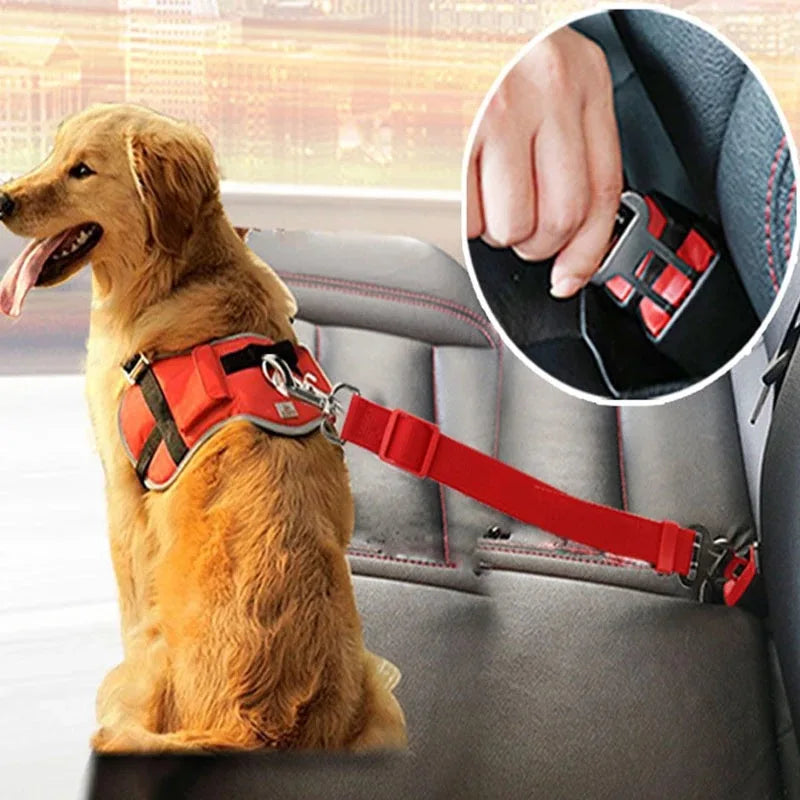ZenPaw™ プレミアム犬用シートベルト - 安全・快適なドライブ用